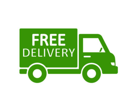 Free delivery sign, free shipping service icon – stock vector
